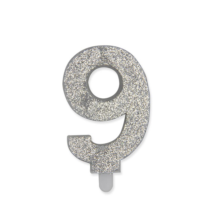 CANDELA ARGENTO GLITTER 9